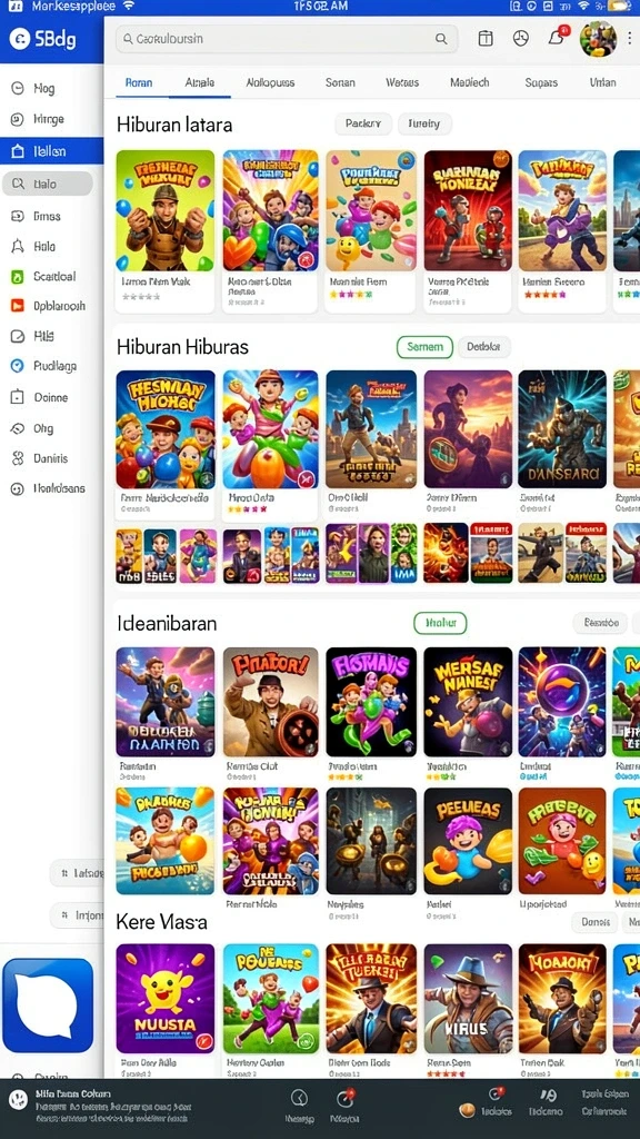 Grafis yang menakjubkan dengan efek visual yang hidup.