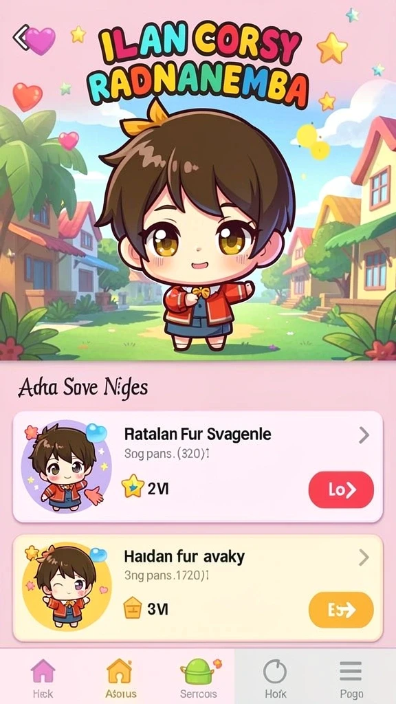 Tangkapan layar menunjukkan aksi seru dalam game.