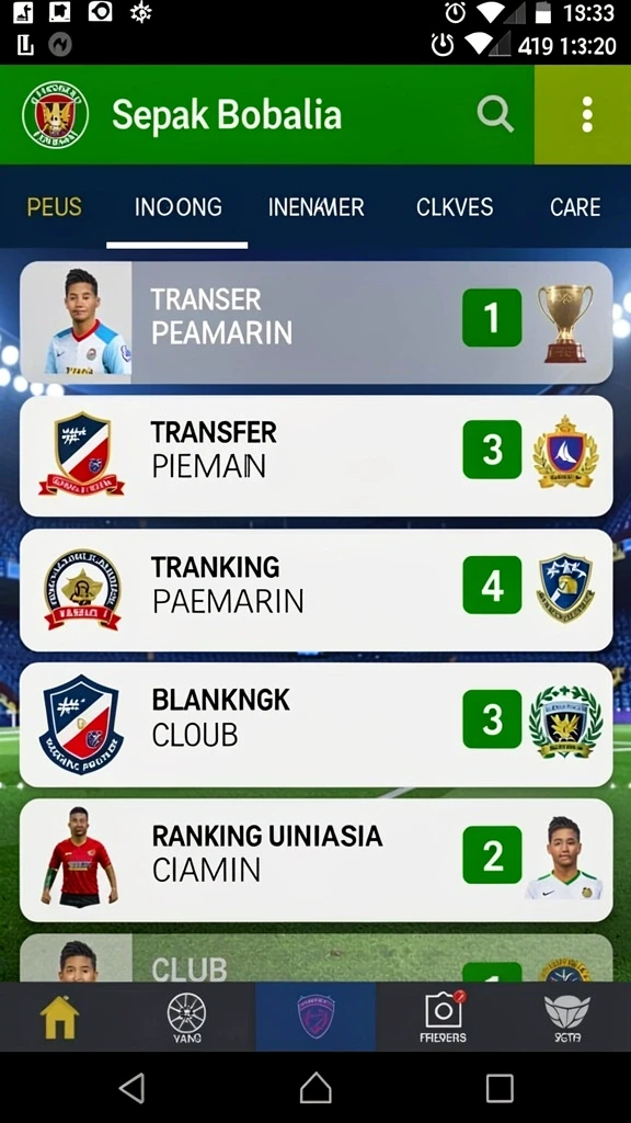 Tampilan antarmuka pengguna yang intuitif dan menarik.