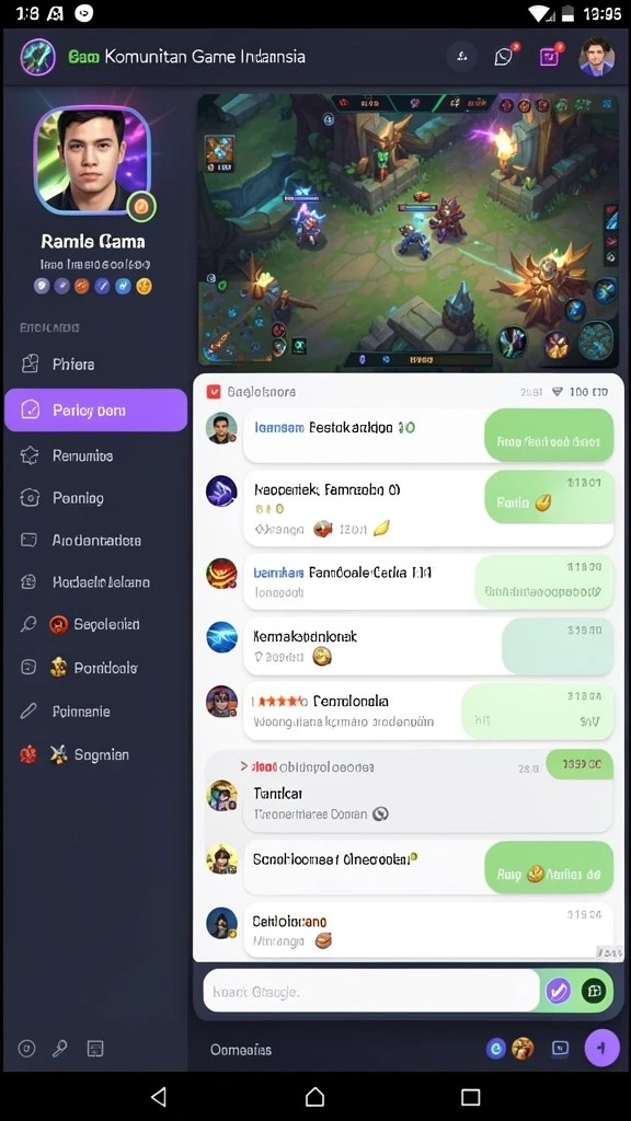 Fitur multiplayer yang memungkinkan bermain dengan teman.