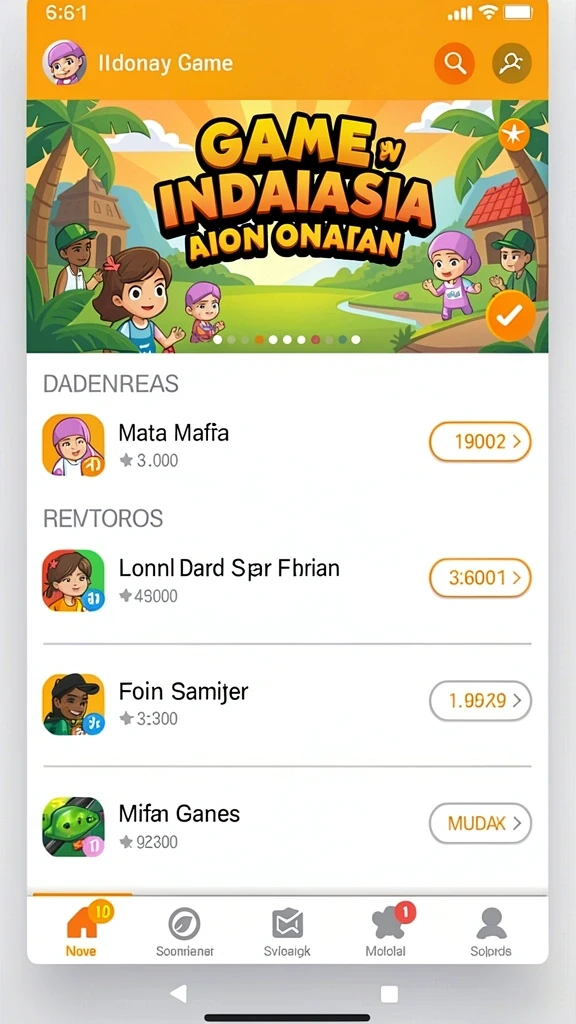 Tampilan antarmuka yang menarik dan intuitif.