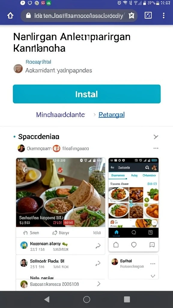 Screenshot menampilkan antarmuka utama aplikasi BULANTOGEL.