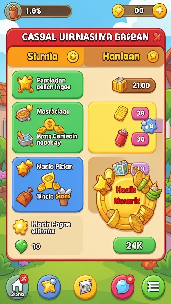 Tampilan antarmuka yang menarik dan mudah digunakan.