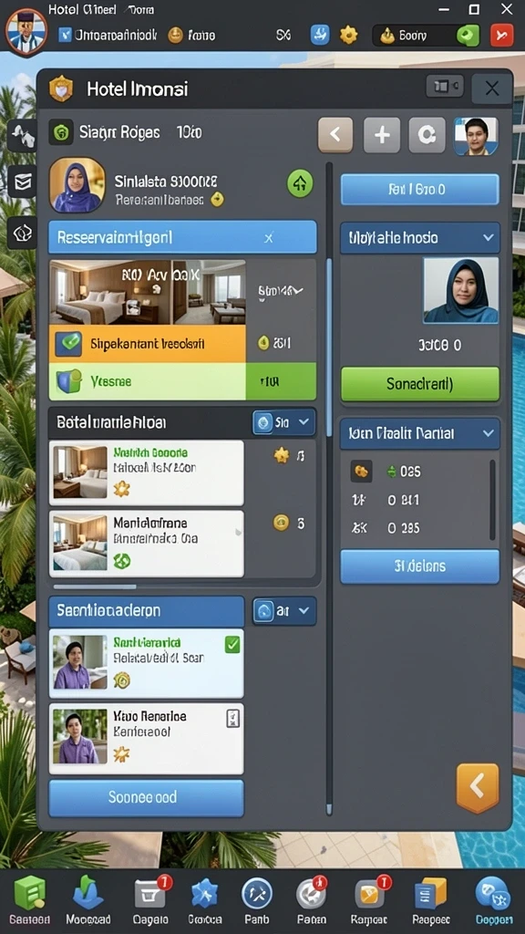 Fitur chat memungkinkan interaksi antar pemain.