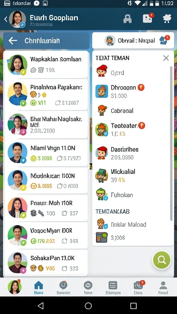 Tampilan awal yang menarik dengan legenda petualangan.