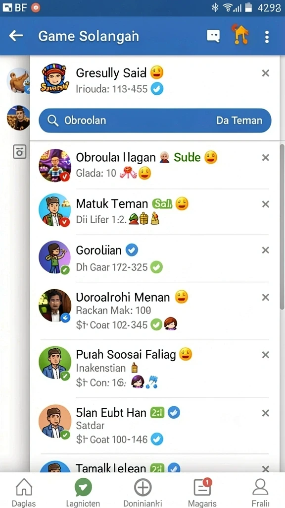 Tangkapan layar menunjukkan peta luas yang dapat dijelajahi.