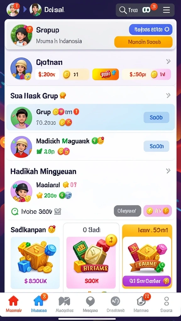 Tampilan antarmuka yang user-friendly.