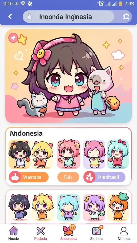 Beragam pilihan permainan yang menghibur.