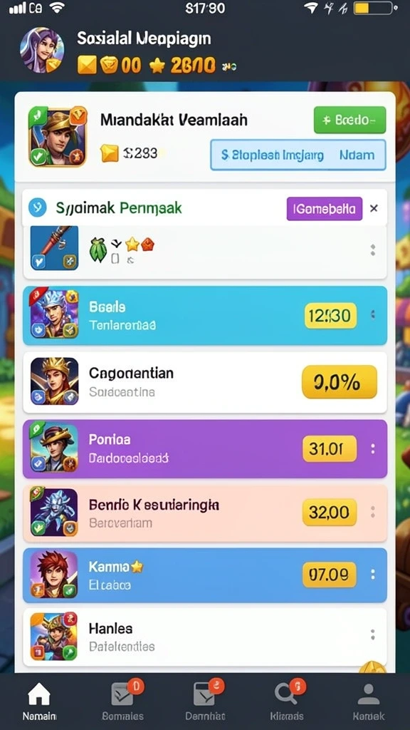 Berbagai karakter dengan kemampuan unik untuk dipilih.