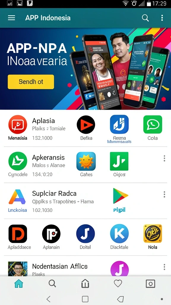 Tampilan antarmuka yang menarik dan modern.
