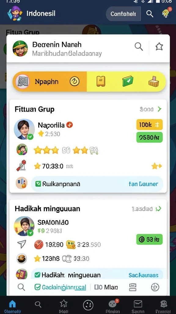 Tampilan grafis yang menawan dalam KINGDOMTOTO.