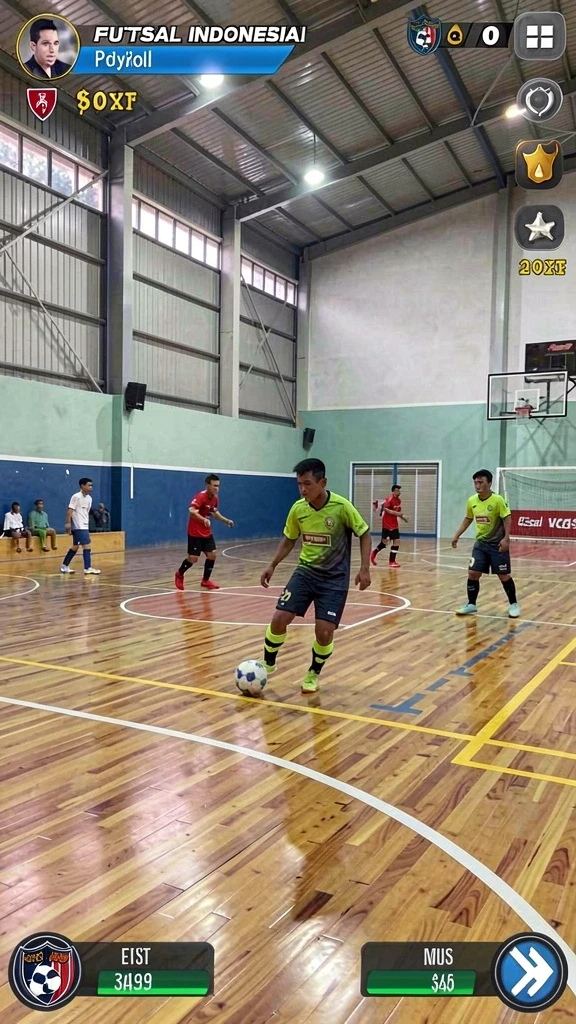 Tampilan antarmuka aplikasi yang menarik dan ramah pengguna.