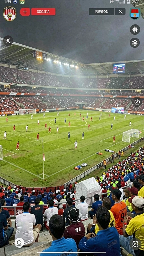 Tampilan grafis yang memukau dalam permainan.