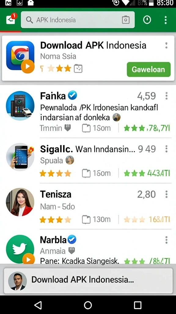 Tangkapan layar dari karakter utama dalam petualangan.