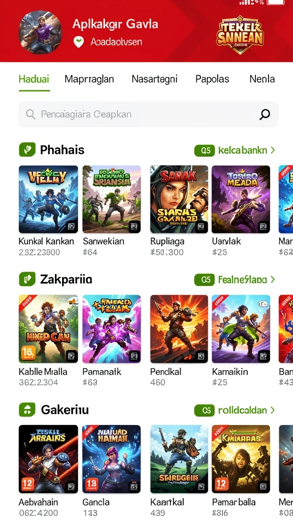 Karakter unik dengan kemampuan khusus untuk dimainkan.