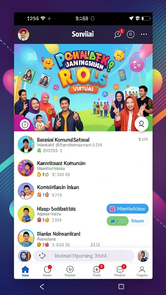 Fitur multiplayer untuk bermain bersama teman.