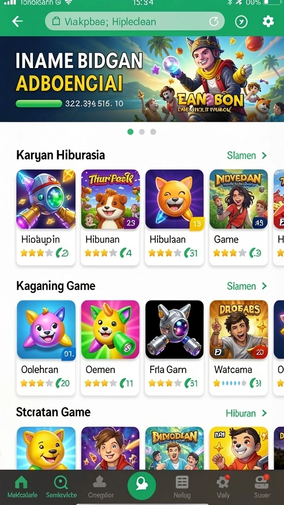 Pemandangan menakjubkan dari peta baru.