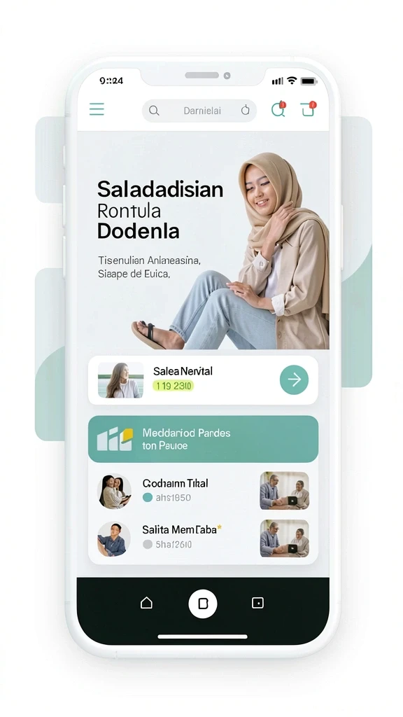 Tampilan antarmuka yang user-friendly dan menarik.
