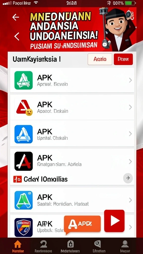 Screenshot menunjukkan tampilan awal permainan RPOK yang menarik.