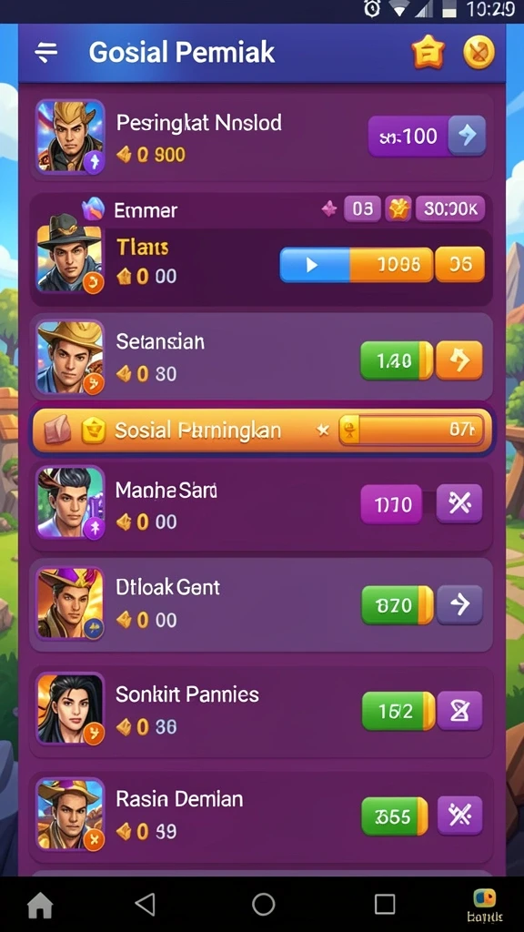Screenshot 2: Contoh gameplay yang seru dan mendebarkan.