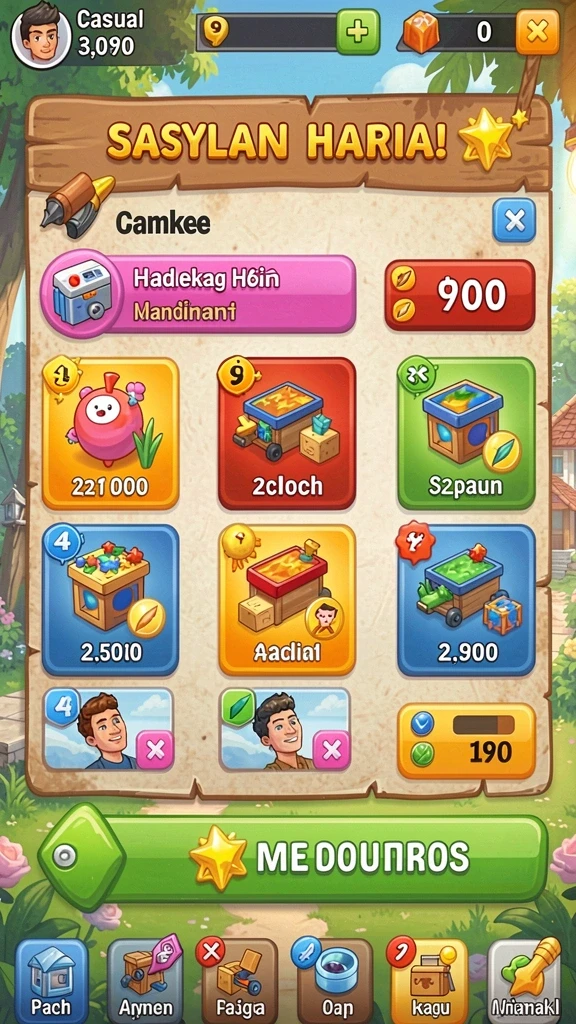 Interaksi pemain dalam event komunitas.
