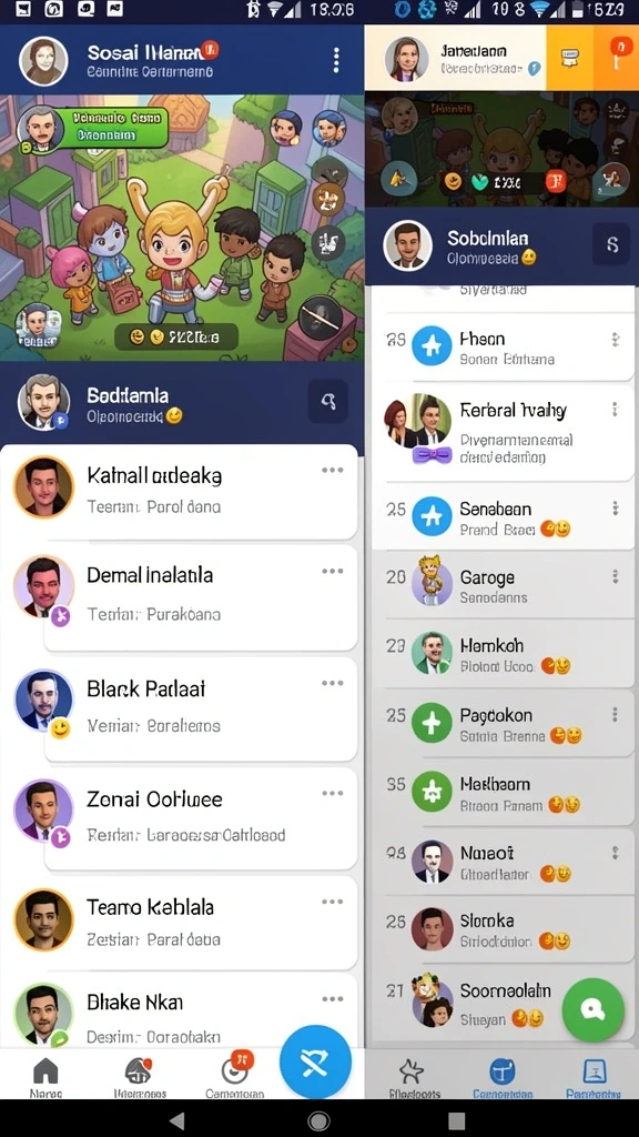 Mode multiplayer yang seru dan sosial.