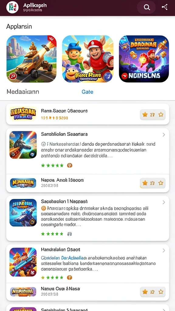 Tampilan antarmuka utama yang ramah pengguna.