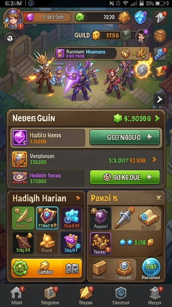 Mode multiplayer yang memungkinkan tantangan seru dengan teman.