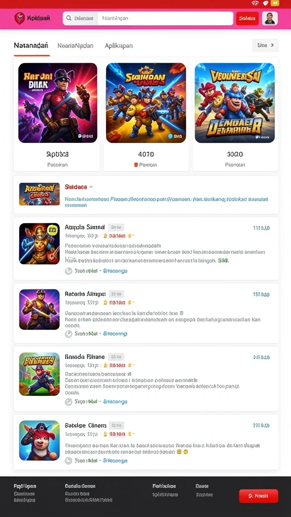 Tampilan antarmuka yang menarik dan user-friendly.