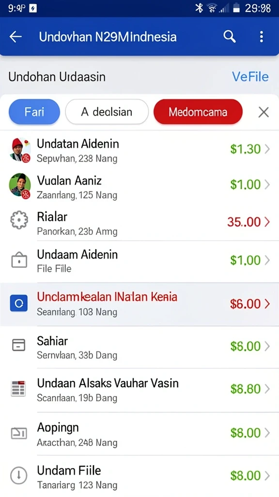 Fitur bonus harian yang menarik untuk semua pemain.