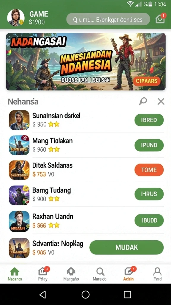 Berbagai level dengan grafis yang memukau.